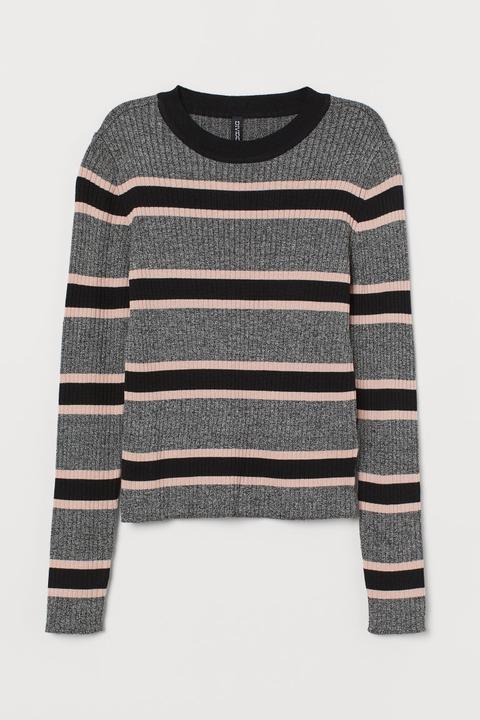 H & M - Pullover In Maglia Fine - Rosa
