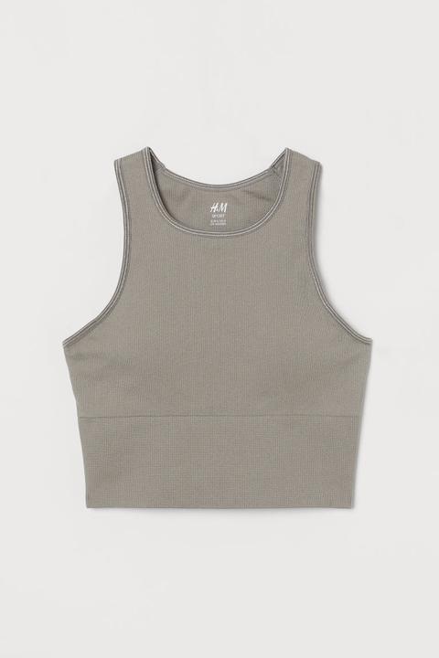 Seamless Sports Bralette - Grey