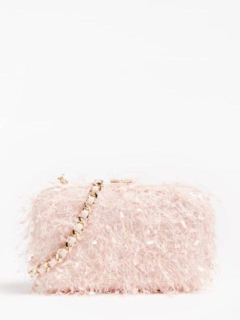 Clutch Plumas Marciano