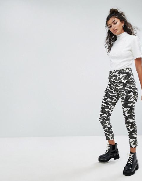 One Above Another Camo Trousers