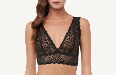 Reggiseno Triangolo In Pizzo Effetto Bralette