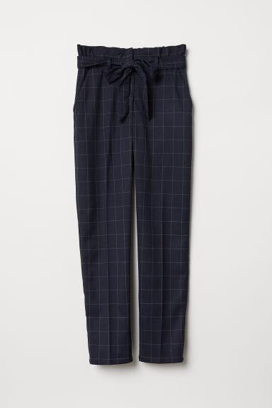 H & M - Pantaloni Vita A Sacchetto - Blu