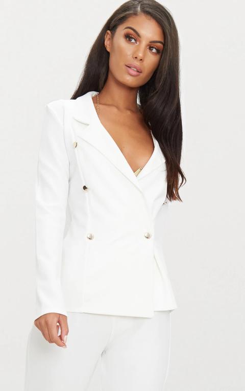 white military blazer