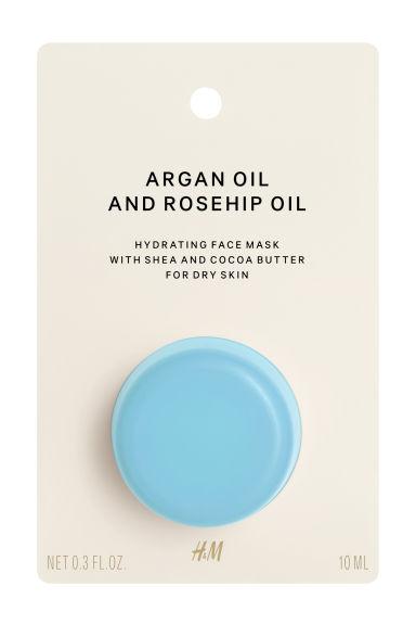 H & M - Maschera Viso Pelle Secca - Blu