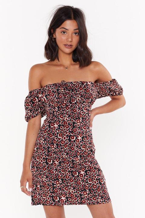 Womens Give 'em The Root Floral Mini Dress