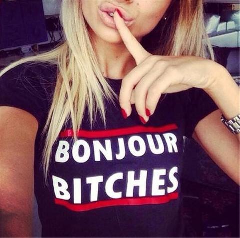 T-shirt Bonjour