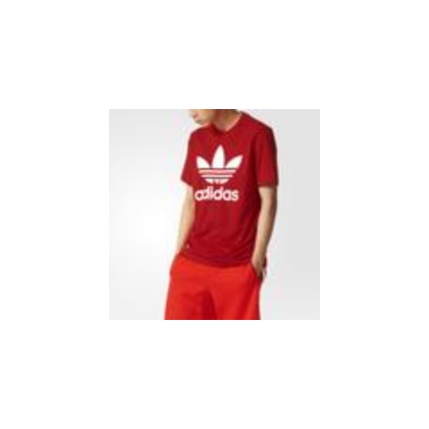 Camiseta Trefoil - Rojo Adidas | Adidas España