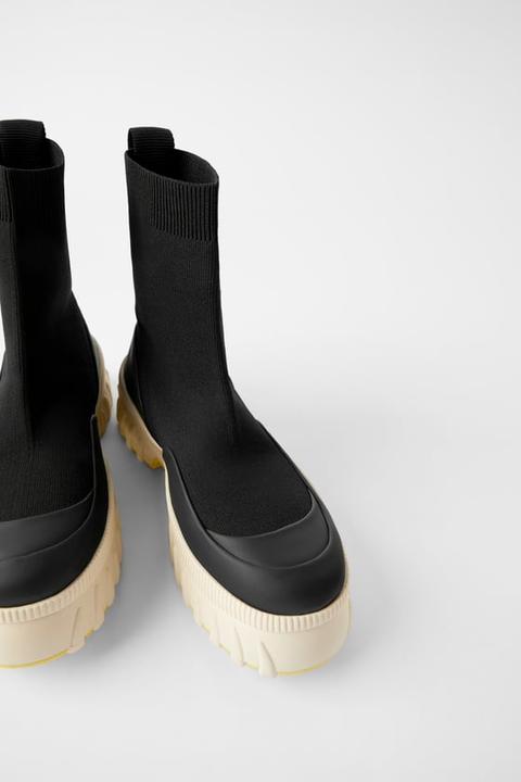 Sock-style High-top Trainers from Zara 