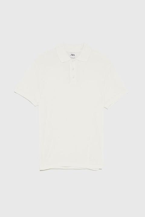 Polo In Maglia Rustica