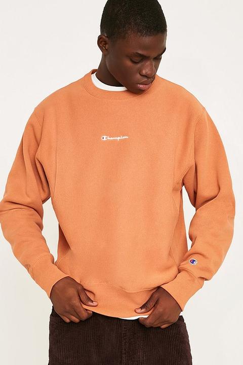 champion orange sweater