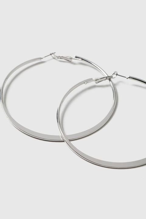 Flat Hoop Earrings