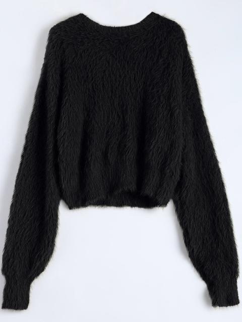 Maglione Ritagliata Fuzzy