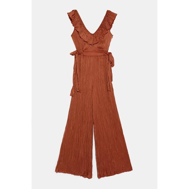 Creased-effect Jumpsuit from Zara on 21 