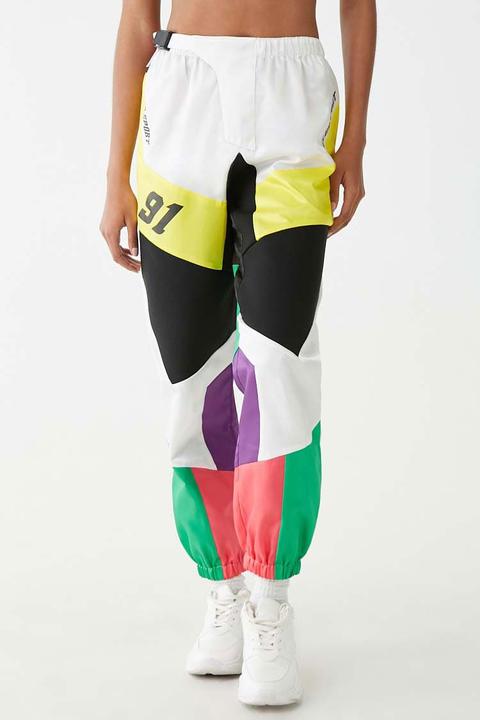 colorblock wind joggers