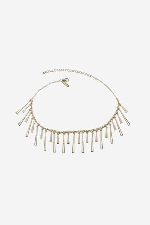 Metal Stick Choker Necklace