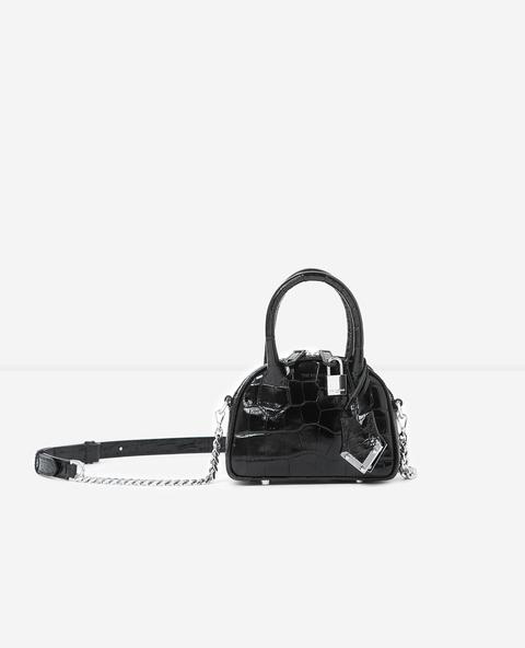 Sac Nano Irina By The Kooples Croco Noir