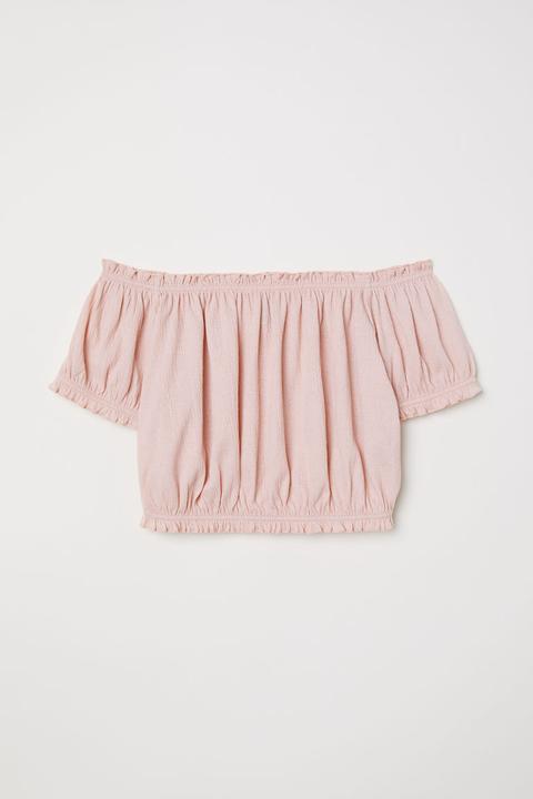 Top Hombro Descubierto - Rosa