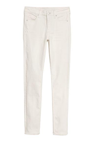 H & M - Skinny Regular Jeans - Bianco
