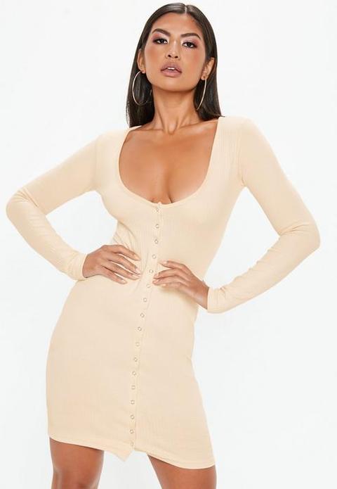 Missguided popper sale dress