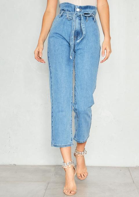 Lucy Denim High Waist Paperbag Jeans