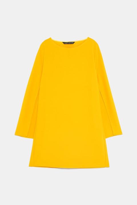 Robe À Manches Cape