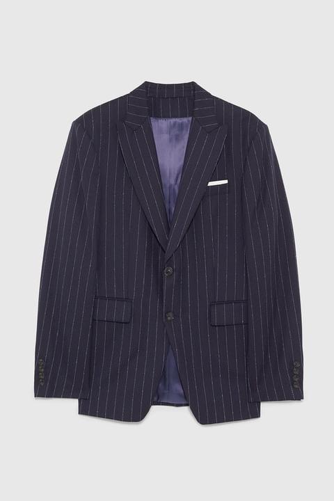 Blazer Completo A Righe