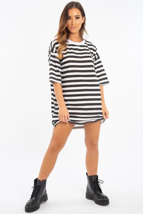 stripe tee shirt dress