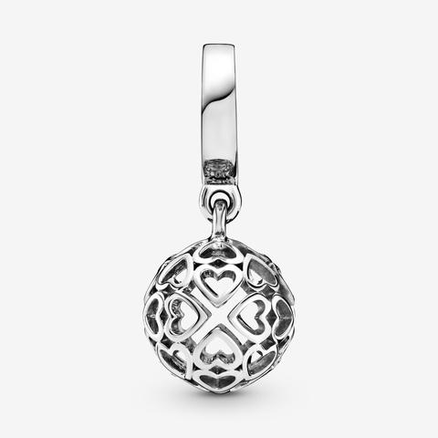 Charm Pendente Sfera Di Cuori Openwork