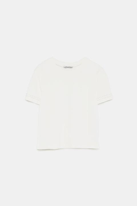 T-shirt Rib Perle