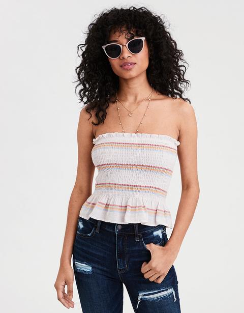 Ae Smocked Tube Top from American Eagle 