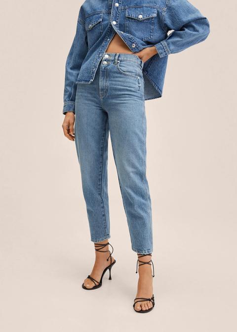 Jeans Slouchy Tiro Alto