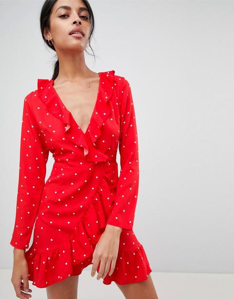 Love & Other Things - Vestito A Pois - Rosso