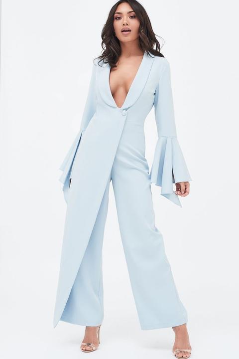 lavish alice blue jumpsuit