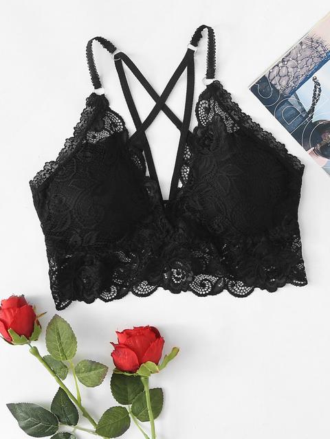 Crop Top Criss Cross Back Crop Top