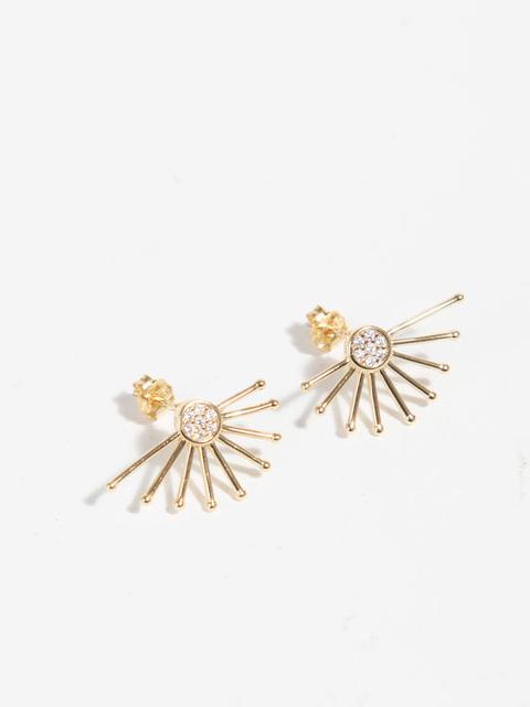 Pendientes 925 Sterling Silver & Gold Plated