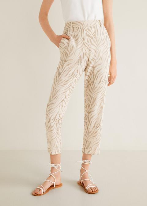Pantalón Traje Animal Print
