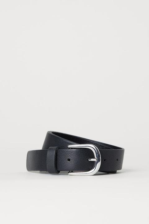 Leather Belt - Black