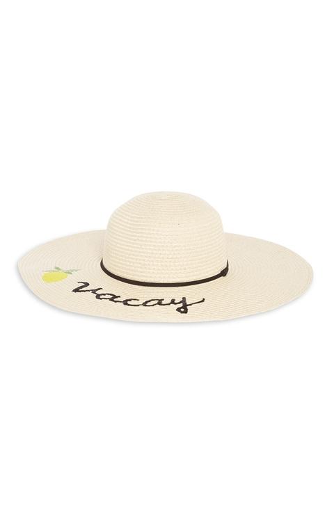 Slogan Straw Hat