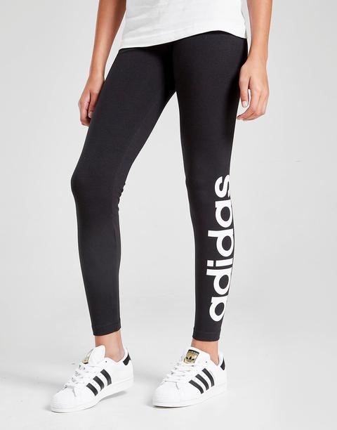 Adidas Girls' Linear Leggings Junior - Black - Kids