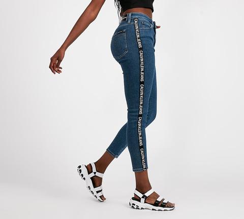 Womens High Rise Skinny Ankle Jeans