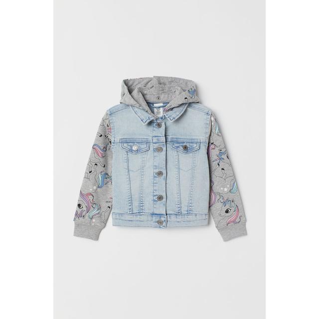 H \u0026 M - Giacca Jeans Con Cappuccio - Blu from H\u0026M on 21 Buttons