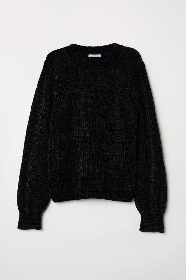 H & M - Pullover In Ciniglia - Nero