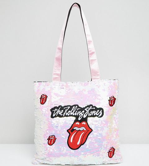 Bolso Tote Con Lentejuelas Rolling Stones De Sacred Hawk