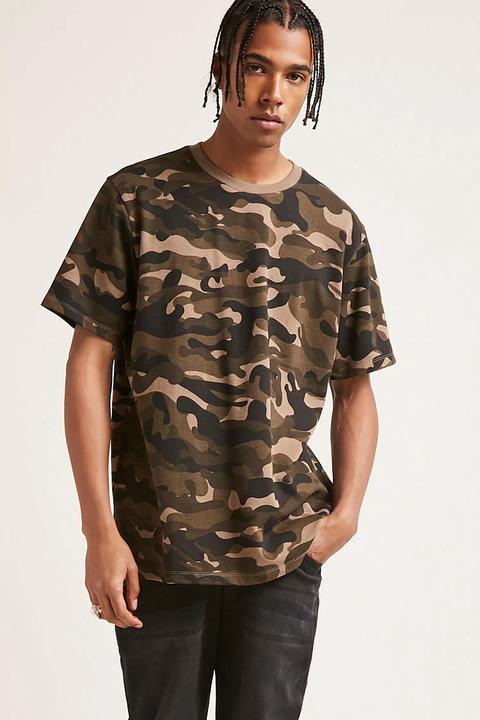 Men's Camo Print Sweatshirt