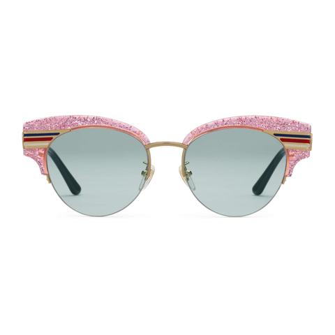 gafas gucci purpurina