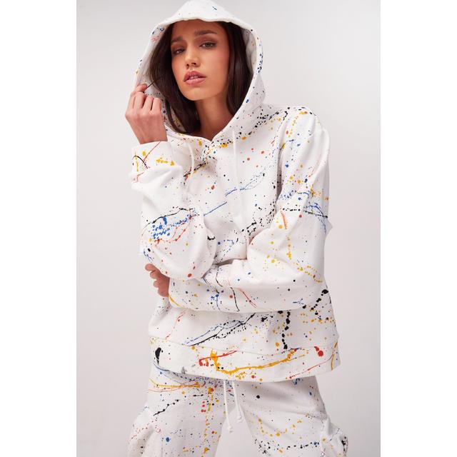 Hoodie with paint on sale splatter