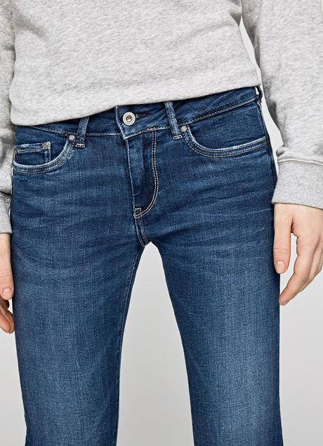 pepe jeans pixie skinny mid waist