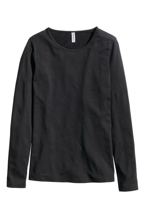 Jerseyshirt Mit Langarm