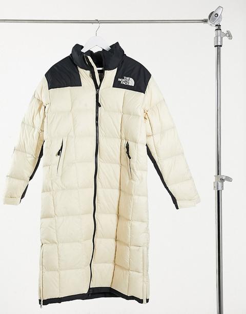 The North Face Lhotse Duster Jacket In Beige-white