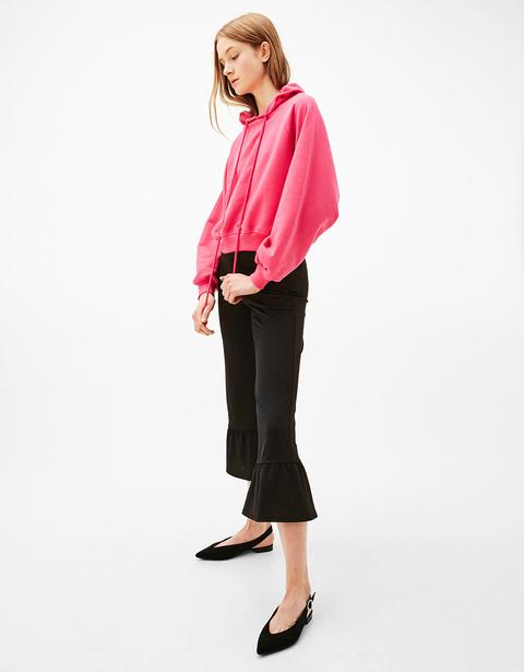 Pantalón Cropped Volantes
